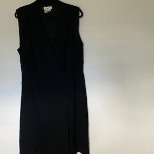Talbots Black Crossover Dress